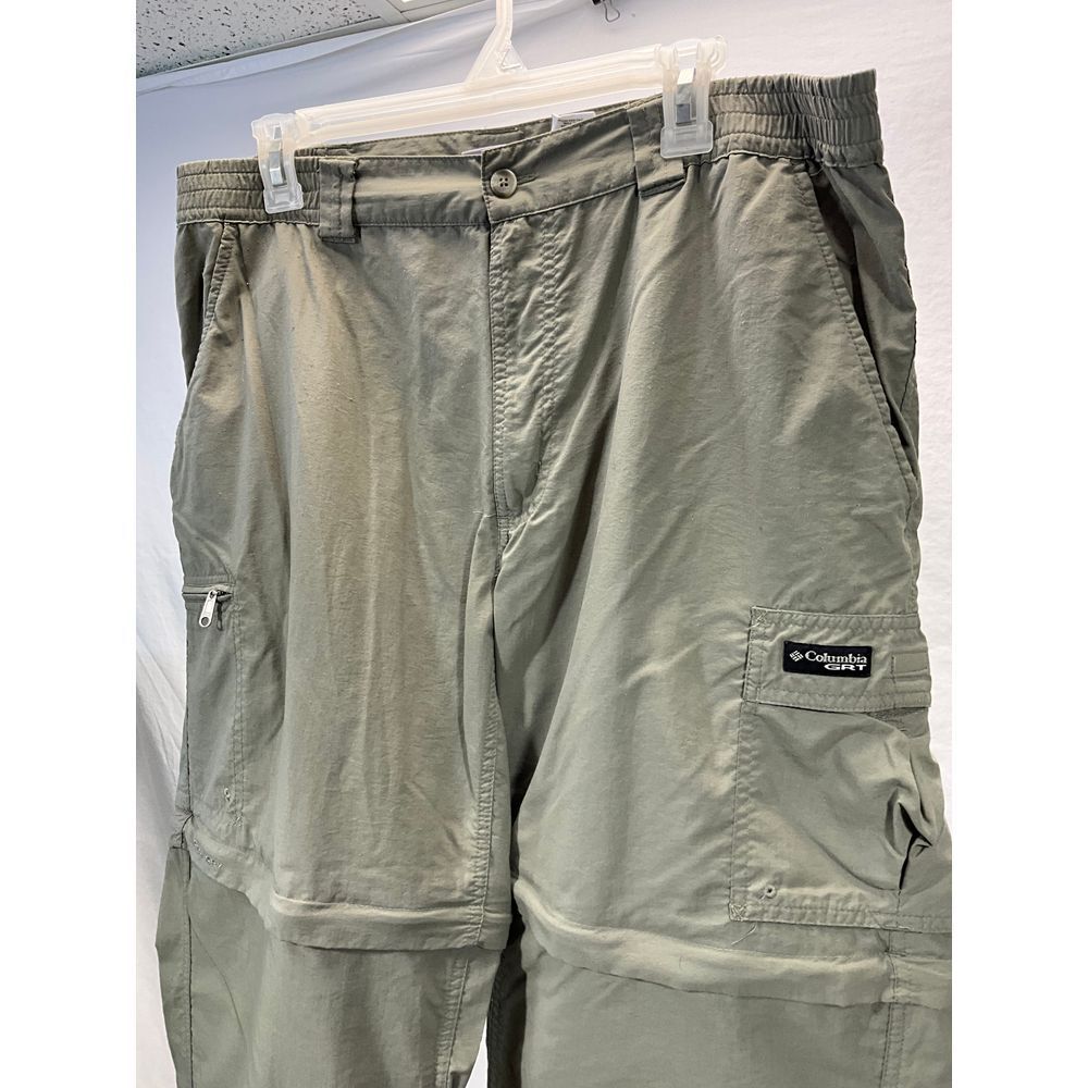 Columbia Sportswear Convertible Cargo Pants Zip Off Outdoor Adventure‎ Men's L - Picture 2 of 6